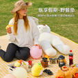 出色鸟Greatbird野餐垫防潮垫加厚户外地垫便携式户外露营野炊防水春游坐垫 【防水耐磨】黄色格子1*1.5m