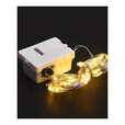 led灯带灯条网红小彩灯卧室房间氛围装饰礼盒花束带电池闪灯串灯 暖白1条 有电池带开关 每条1米10灯