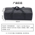 糜岚（MieLanat）牛津布户外露营收纳袋天幕折叠桌椅帐篷床垫杂物鱼具收纳背包 收纳袋60cm*31cm高24cm[黑