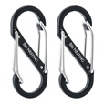 beenesting登山扣户外S型扣铝合金背包挂钩便携钥匙扣安全扣 S型登山扣【2件】