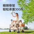 原始人（The Primitive）露营推车户外折叠小拖车手推营地车儿童可躺野餐野营聚拢拉车遛娃 190L 推车+天幕+90桌+克米特*2
