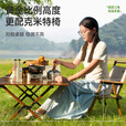 探险者（TAN XIAN ZHE）户外桌椅套装露营椅子桌子一套装备折叠椅便携野餐蛋卷桌克米特椅 120款蛋卷桌+卡其克米特椅*6
