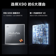 vivoX90 天玑9200处理器 120W双芯闪充 5G全网通 拍照自研芯片V2 华夏红 8GB+256GB 单机＋原装快充＋店保1年