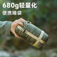 北极狼超轻迷你信封睡袋秋冬户外轻量成人露营旅行隔脏被子便携单人睡袋 超轻680g睡袋【苍松茵/标准版】