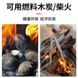 不锈铁烧烤炉木炭炉取暖烤火炉户外便携烧柴火钓鱼暖手炉碳炉炭盆 手提式23#