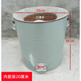 烧炭煤块木炭商用饭店耐烧水炖汤熬汤卤菜烙饼养炭炉具煤炉子烧煤 内胆深20厘米