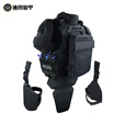 UA通用装甲牦牛阻燃黑全防护战术背心俄式重型防弹背衣防刺马甲UTA 阻燃黑+软质防刺套餐