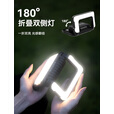 black dog黑狗便捷折叠双侧灯户外露营轻量随行小夜灯长效续航照明灯 夜幕黑