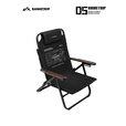 山趣（ShineTrip）户外05系六档调节躺椅铝合金加大加宽露营椅战术风便携躺椅子 战鹰沙(含头枕，不含侧边包)