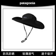 PATA巴塔户外哥尼亚户外速干防晒登山露营钓鱼渔夫帽男女透气遮阳帽子 深咖色-【Pt901#速干大帽檐】