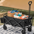 露营车户外便携推车超大野外车野餐车拖车升降桌摆摊小推车 【5寸窄轮】黑色+桌板 180L 无刹车