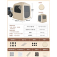 ALVANTOR车尾suv拓展帐篷免搭建速开夏季通风防小雨户外延伸露营车后备箱 网纱PVC双层车尾帐篷+遮阳布套餐