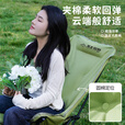 不止荒野户外折叠椅月亮椅加棉脚托钓鱼椅三档调节可折叠便携室内午休神器 卡其（加棉脚托）（四档调节） 600D牛津布+高强度碳钢支架