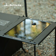 迪飞客/Defthike户外露营IGT桌面配件喝茶桌耐磨钢化玻璃面板单元玻璃板 一单元带灯孔