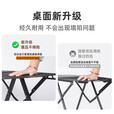 战术折叠桌户外露营野餐置物桌战术桌轻量便携强力承重 速开战术桌-金属-小号(58*36cm)