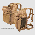 危机4 Hazard4海狸吊桥美国危机4战术双肩包军迷户外徒步登山旅行背包 狼棕色