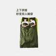 北极狼超轻迷你信封睡袋秋冬户外轻量成人露营旅行隔脏被子便携单人睡袋 超轻680g睡袋【苍松茵/标准版】