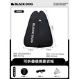 black dog黑狗折叠式轻便更衣帐篷户外露营便携沐浴洗澡移动厕所换衣服游泳 夜幕黑