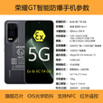 荣耀GT 智能防爆手机化工厂石油天然气EX本安T4巡检NFC红外遥控带证书 幻影黑【防爆版】带证书 16GB+256GB