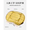 kommot户外露营枕记忆棉慢回弹人体工程学护颈睡眠枕头便携枕午睡 秋叶黄【云朵枕慢回弹】