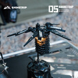 山趣（ShineTrip）户外05系深翼机甲灯阵黑化战术露营拓展模块19/38灯灯架组合套装 机甲灯阵