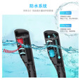 嘉识人造鱼鳃潜水呼吸器新款全脸浮潜面罩双管硅胶全干式自由成人游泳 升级黑色双管呼吸(S/M)1018岁学