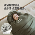 挪客Naturehike信封带帽睡袋秋冬加厚成人户外露营防寒保暖睡袋 中空棉/陶泥灰(U150)