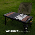 WELLHIKE户外SWS野迹升降IGT户外折叠露营便携桌野餐烧烤多功能桌子 SWS野迹四单元IGT升降桌