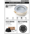 CAMELJEANS围炉煮茶烧烤炉家用户外露营烤肉烤串2025新款无烟便携 炉+3斤炭+煎盘