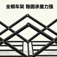 野徒者露营车户外推车野餐车儿童可躺露营装备折叠摆摊营地车小买菜车 120卡其色桌板 升级加粗全钢车架