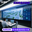 智野 高清液晶拼接屏46/55/49/75寸工业级无缝会议室展厅商场可视化工厂监控显示器4K大屏幕 55英寸8MM拼缝【整机单块】