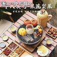 新款铸铁炭炉围炉煮茶烧烤炉碳烤炉煮茶户外火盆火锅家 单炉-中号19.5cm