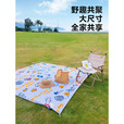 探险者（TAN XIAN ZHE）户外垫子草地垫露营垫子户外野餐垫便携小巧防水防潮垫野餐垫 防水草地垫-中号