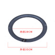 糜鸿（MIEHONE）家用钢板炉圈锅圈柴火炉圈盖法兰圈垫圈铁圈炉子煤球炉烧铸铁 外径25cm内径17cm