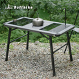 迪飞客世纪桌户外露营桌子便携战术IGT桌三单元3+5可拼接拓展铝合金野餐 拓展条-黑色