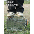 塔夫曼露营水桶带龙头大容量储水桶食品级户外纯净矿泉水桶空桶 新款5L长方桶【灰色】