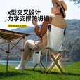 JEEP小椅子 户外露营椅钓鱼椅沙滩椅便携凳子野外旅行用品 42款-白色
