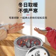 不锈铁烧烤炉木炭炉取暖烤火炉户外便携烧柴火钓鱼暖手炉碳炉炭盆 手提式23#