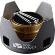 牧高笛（MOBIGARDEN）酒精炉 户外露营炉具便携自驾游野餐酒精炉头 NX20666008 玄铁灰