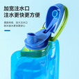 水袋音乐节演唱会必备户外一次性便携折叠饮料软装水袋 700ML 蓝色2个