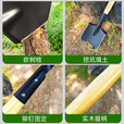 工兵铲多功能铁锹塑柄铲子加厚锰钢铲头垂钓车载野营园 J1-28木柄户外锹