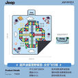 JEEP声波户外野餐垫防水防潮垫郊游帐篷垫子折叠露营帐篷垫地垫加厚 【清爽出行】牛油果200*200cm