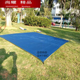 糜岚（MieLanat）户外加厚便携超大防潮地席 耐磨地垫遮阳棚天幕野餐地垫 浅灰色(3米*4米)地席+地钉