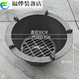 老式碳火炉炉户外室内便携式铸铁炉生铁炉子烤火取暖烧烤肉 特大号生铁炉(提手+内炉栅)