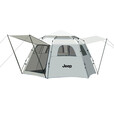 JEEP吉普银胶天幕六角帐篷二合一全自动便携速开防晒露营野营遮阳 六角特大号