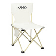 JEEP小椅子 户外露营椅钓鱼椅沙滩椅便携凳子野外旅行用品 42款-白色
