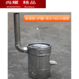 MieLanat新款户外柴火炉家用农村烧柴灶 白色万家不锈钢柴火炉