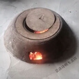 维诺亚农村烤火炉取暖炉柴火炉无烟无尘地暖炉烧烤炉地火炉全套家用土炉 直径52厘米的地炉一套