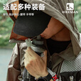 HIKEMAN憨客户外软水壶登山徒步可折叠水袋500ml运动越野跑步骑行TPU水瓶 磨砂灰-500ML