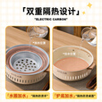 Aoran围炉煮茶套装器具电碳两用烤火炉秋冬烧烤炉家用室内电陶炉电围炉 电碳两用炉【智能控温/极速加热】